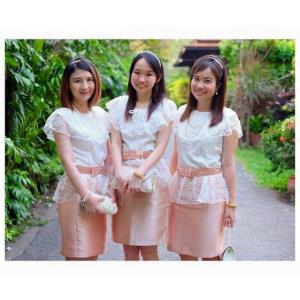 ชุดไทยเพื่อนเจ้าสาว เช่าที่แบมบี้ เวดดิ้ง ห้วยขวาง